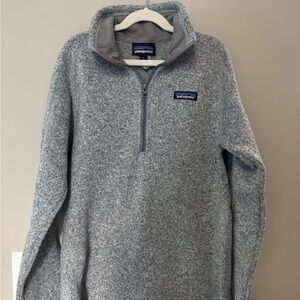 Patagonia Women's Better Sweater 1/4 Zip Size Small Gray
